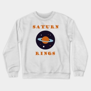 saturn  rings Crewneck Sweatshirt